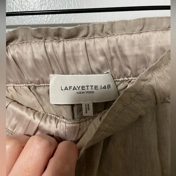 Lafayette 148 New York khaki pants - Picture 2 of 3